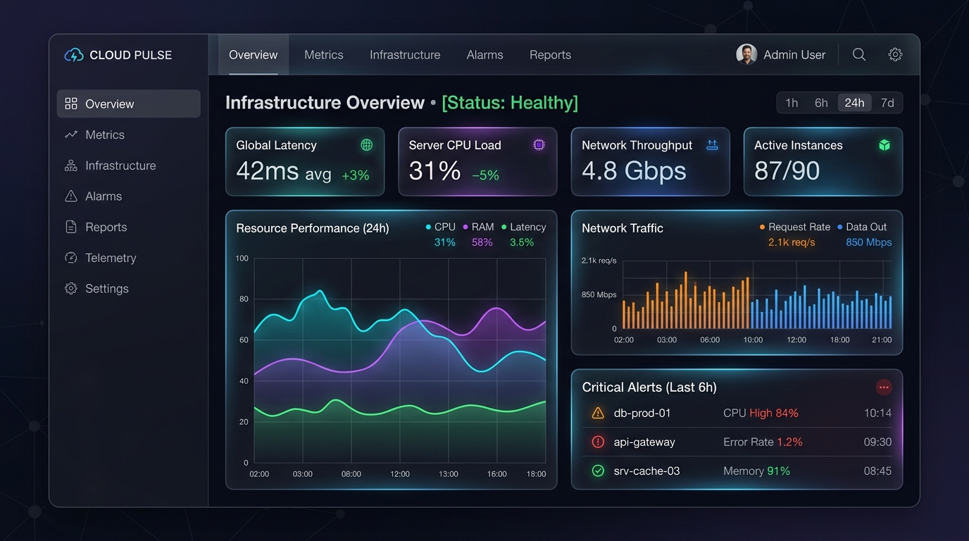 CloudPulse Platform Dashboard